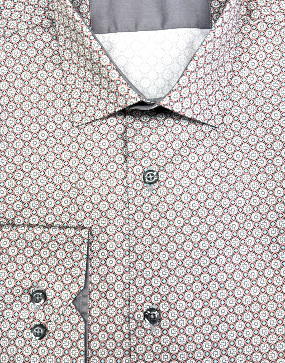 Chemise Imprimée avec motifs beige et gris